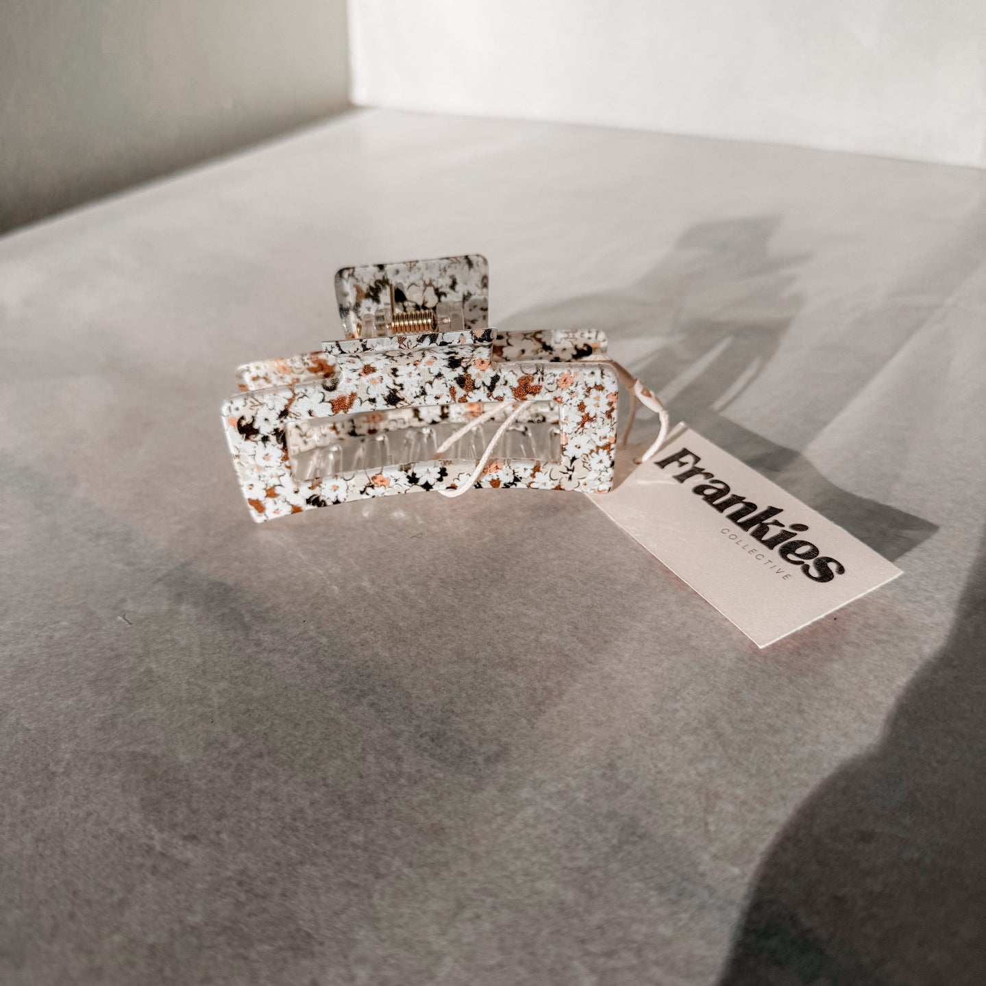 Floral Claw Clips