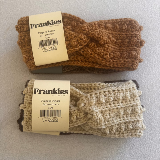 Tuapeka Twists Ear-Warmers