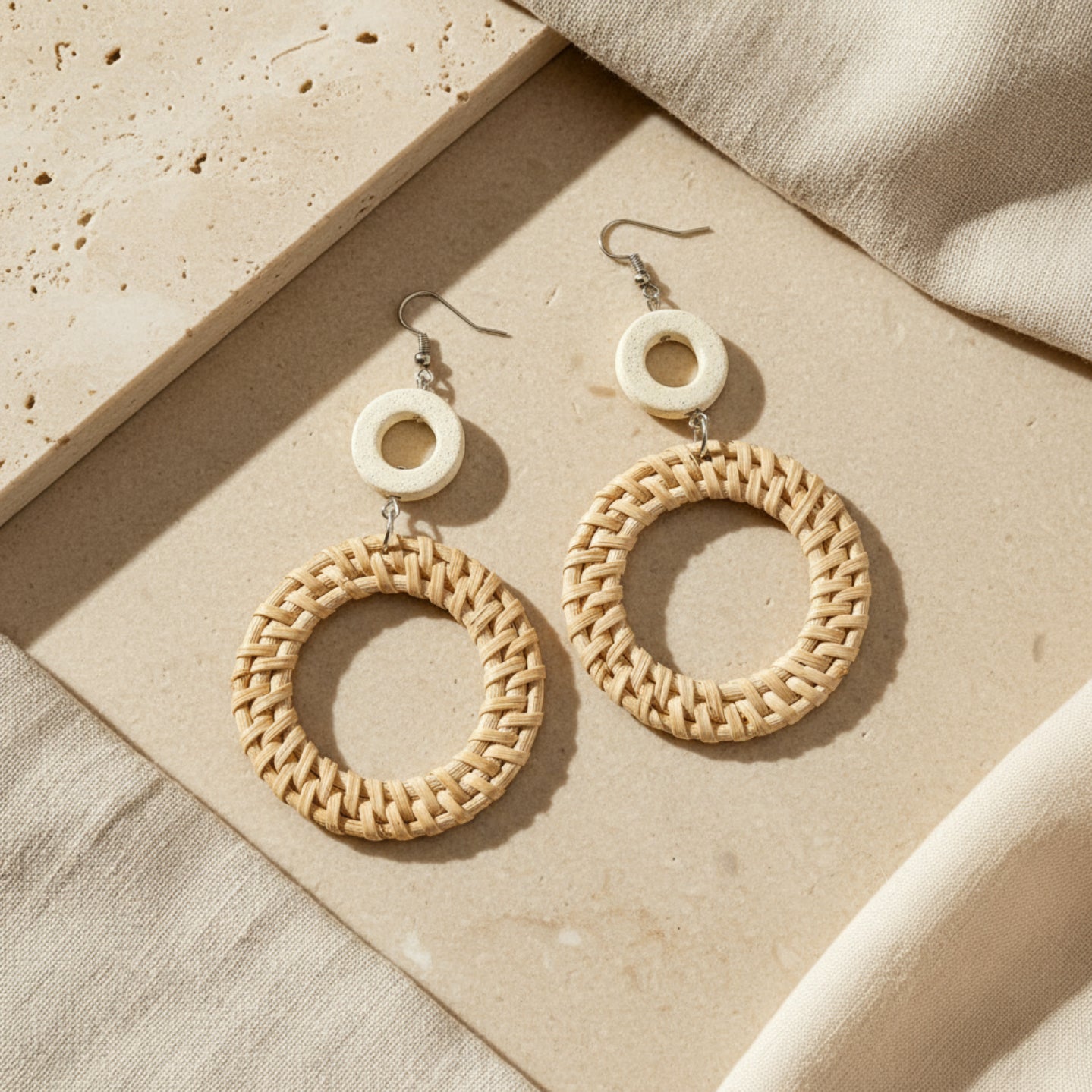 Sultan Rattan Earrings