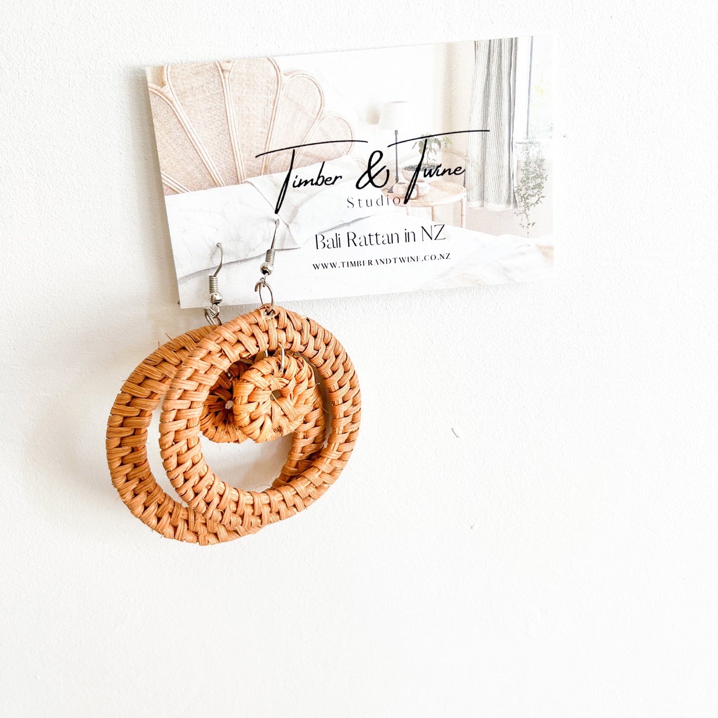 Sultan Rattan Earrings
